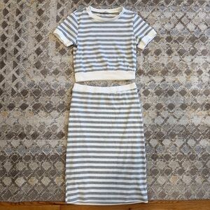 Striped Two-Piece Set